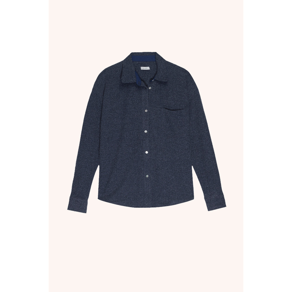 Donni Sweater 'Button Down' Blue Shirt Size XS
